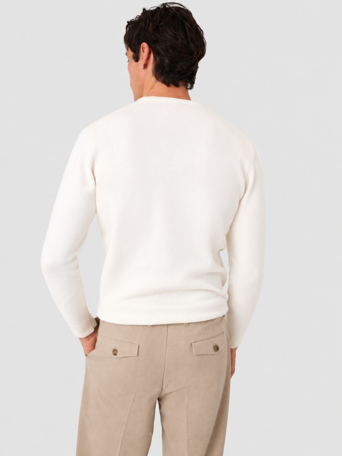 Sueter Hombre Crema Guess