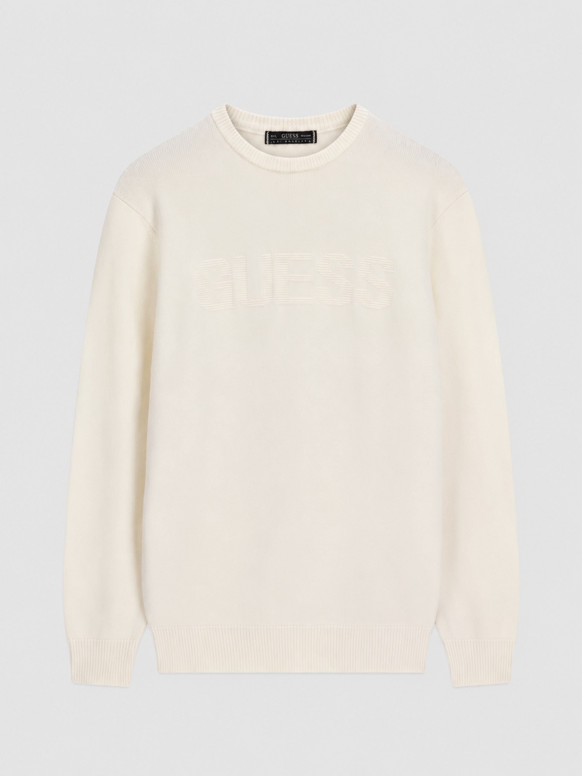 Sueter Hombre Crema Guess