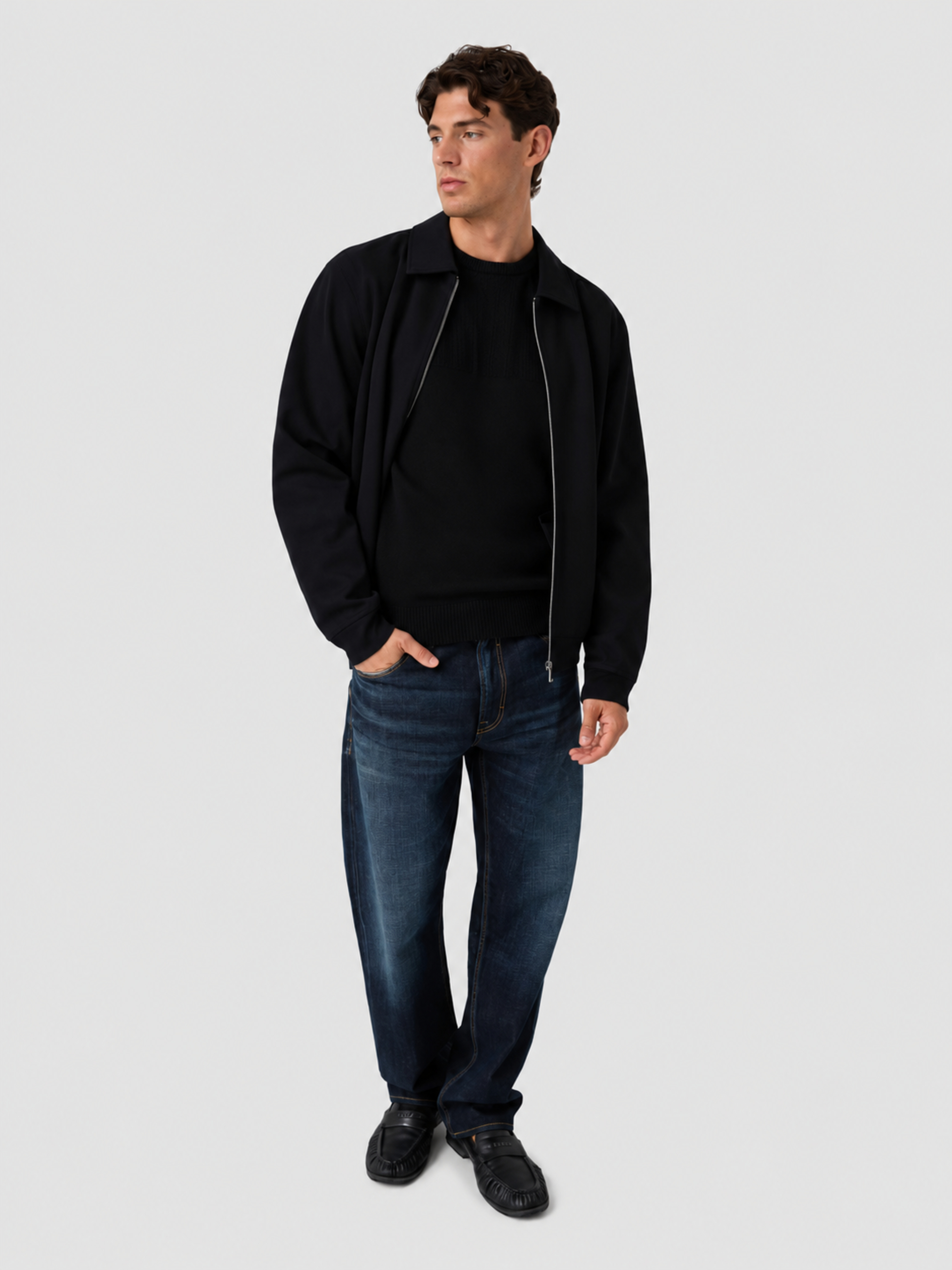 Sueter Hombre Azul Marino Guess