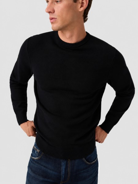 Camisola Guess Homem Noburo Cn Logo Reverse Ls Swtr