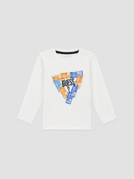 Camisola Guess Menino Ls T-Shirt_Logo