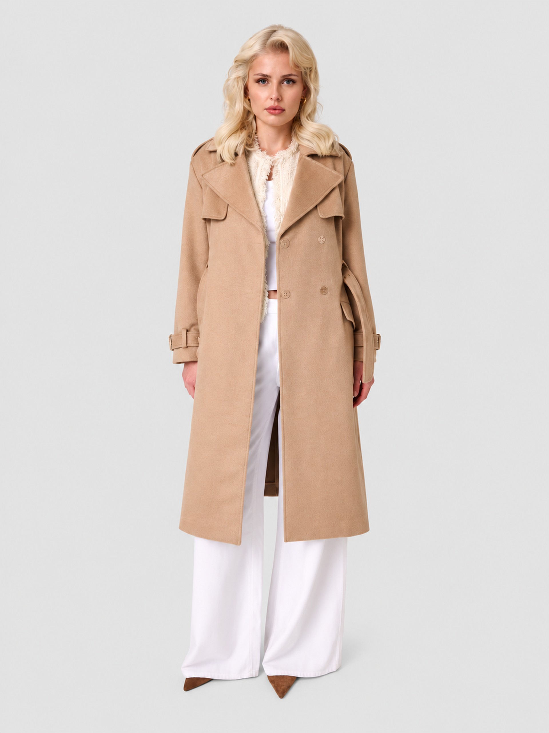 Chaqueta Mujer Camello Guess