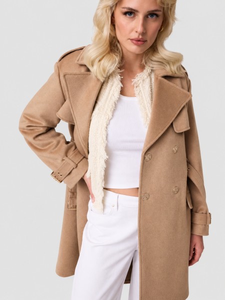 Chaqueta Mujer Camello Guess