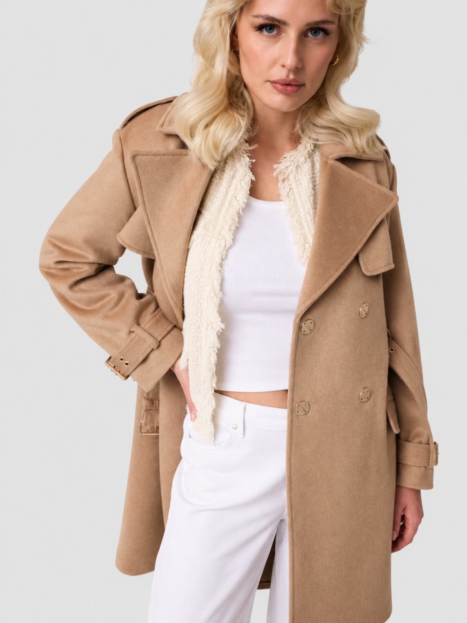Chaqueta Mujer Camello Guess