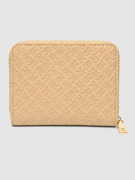 Carteira Tommy Hilfiger Mulher Th Icon Med Za W/flap Mono