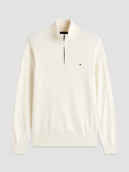 Sueter Hombre Crema Tommy Hilfiger