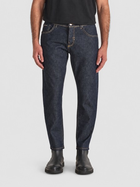 Jeans Antony Morato Homem Argon Slim Ankle Lenght Fit In Authentic Chrome Deep Sky