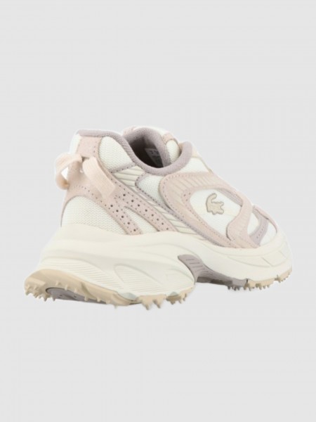 Sapatilha Lacoste Mulher Womens L003 Neo Shot Shimmering Neutrals Story Sneakers