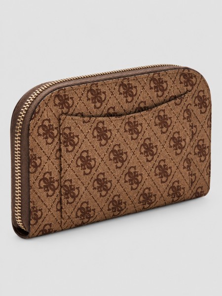 Mala Guess Mulher Adrian Logo Lg Zip Arnd Orgnzr Mala Guess Mulher Adrian Logo Lg Zip Arnd Orgnzr