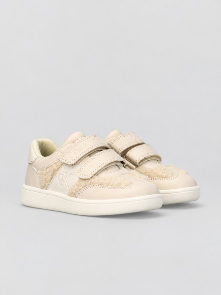 Tenis Ni�a Crema Calvin Klein