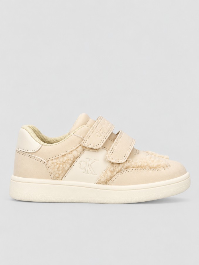 Tenis Niña Crema Calvin Klein