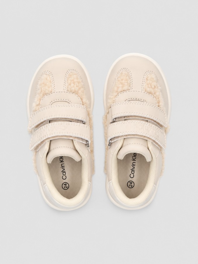 Tenis Niña Crema Calvin Klein