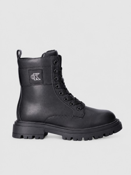 Botas Ni�a Negro Calvin Klein