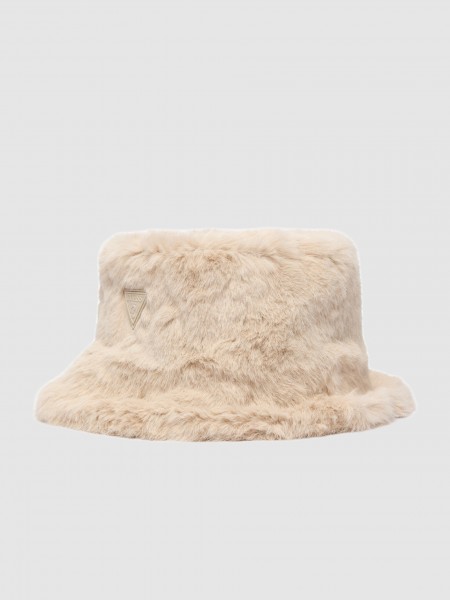 Chap�u Guess Mulher Ilde Faux Fur Braided Cap