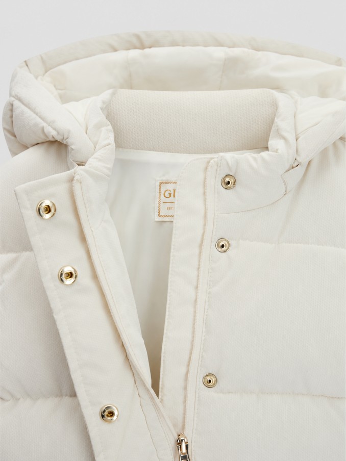 Chaqueta Niña Crema Guess
