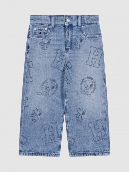 Jeans Tommy Hilfiger Menino Peanuts Baggy Jeans
