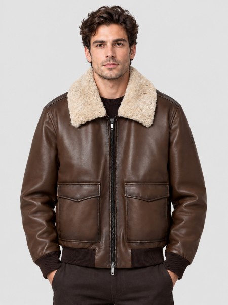 Jacket Man Dark Brown Lion Of Porches Jacket Man Dark Brown Lion Of Porches
