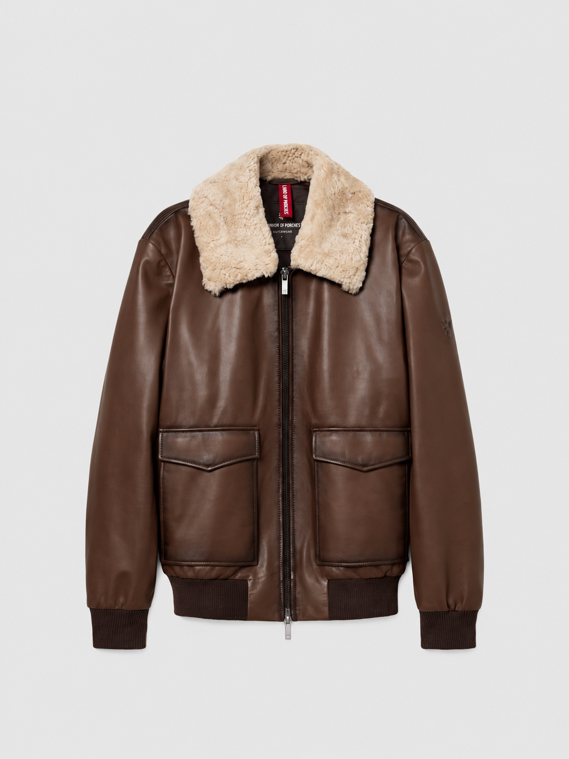 Chaqueta Hombre Castaño Oscuro Lion Of Porches