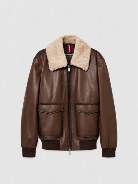 Jacket Man Dark Brown Lion Of Porches Jacket Man Dark Brown Lion Of Porches