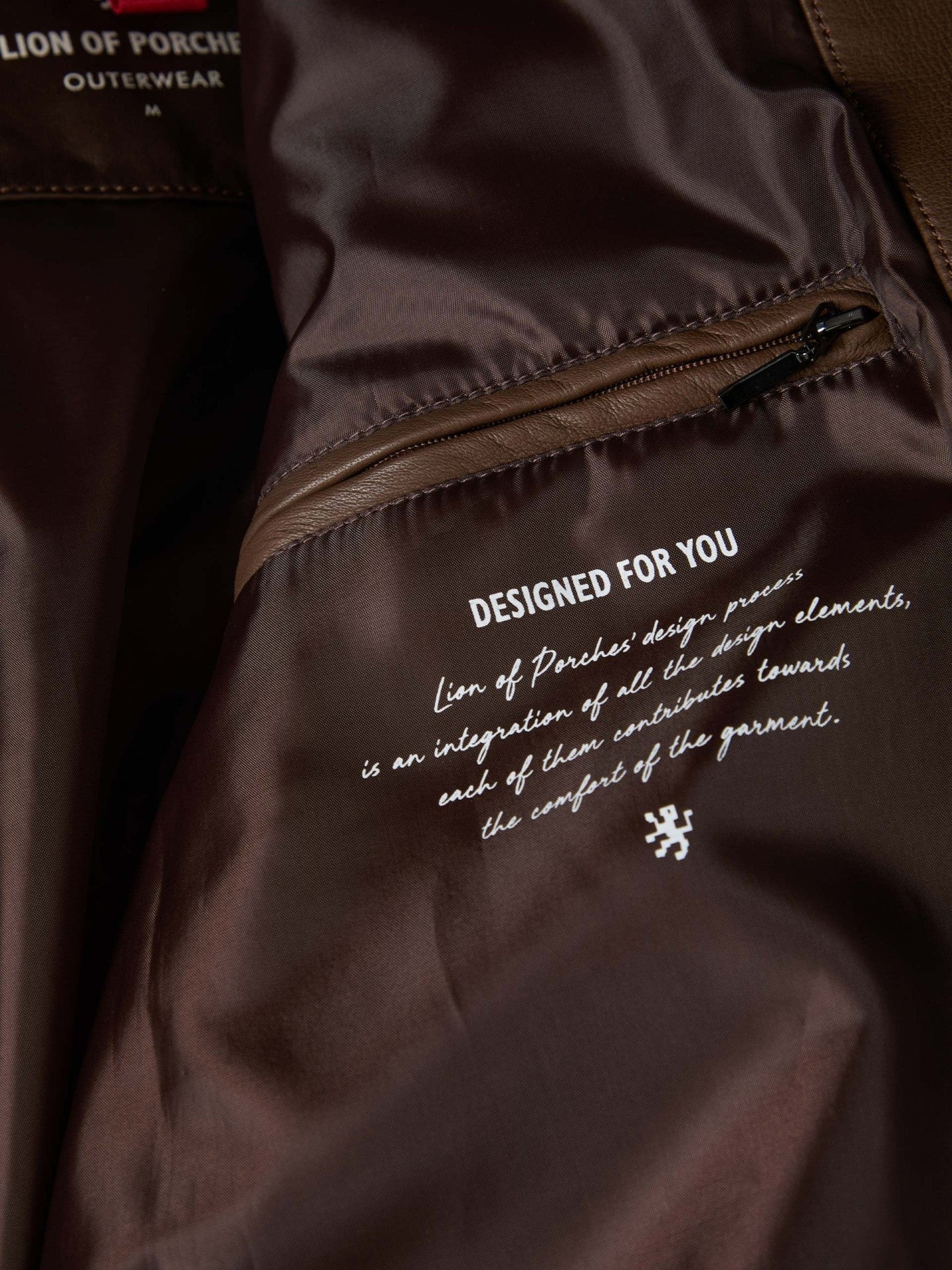 Chaqueta Hombre Castaño Oscuro Lion Of Porches