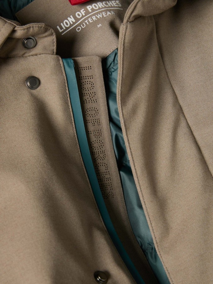 Chaqueta Hombre Beige Lion Of Porches