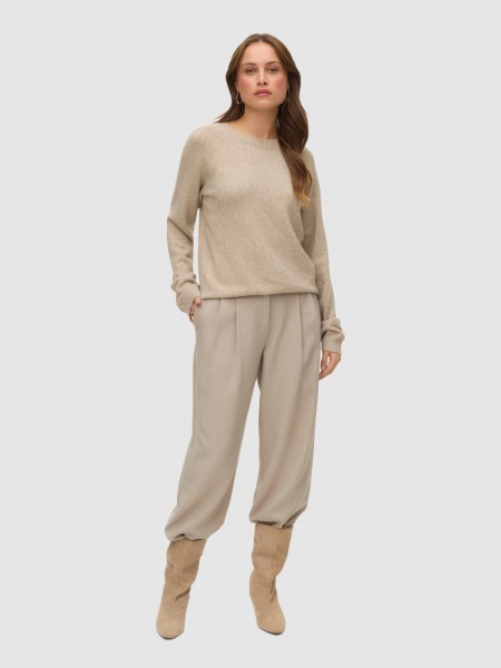 Camis�n Mujer Crema Vero Moda