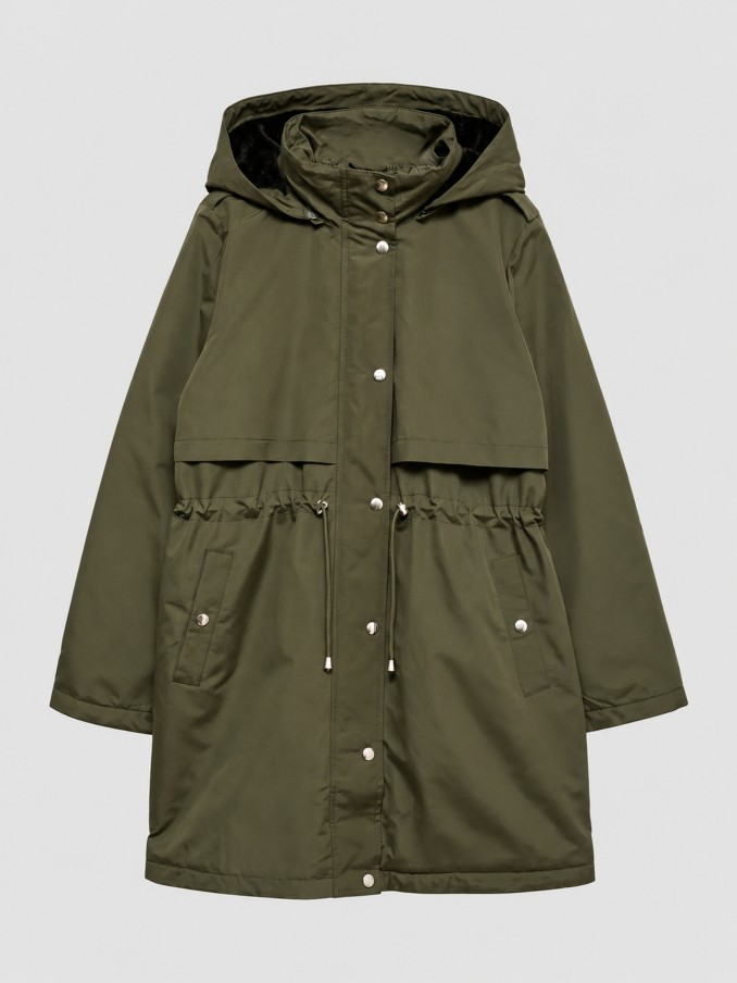 Parka Mujer Verde Oscuro Vero Moda