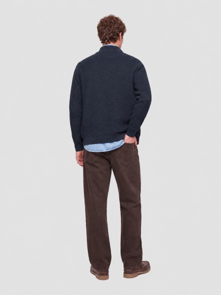 Camisola Jack & Jones Homem Jprbluryan Knit Half Zip