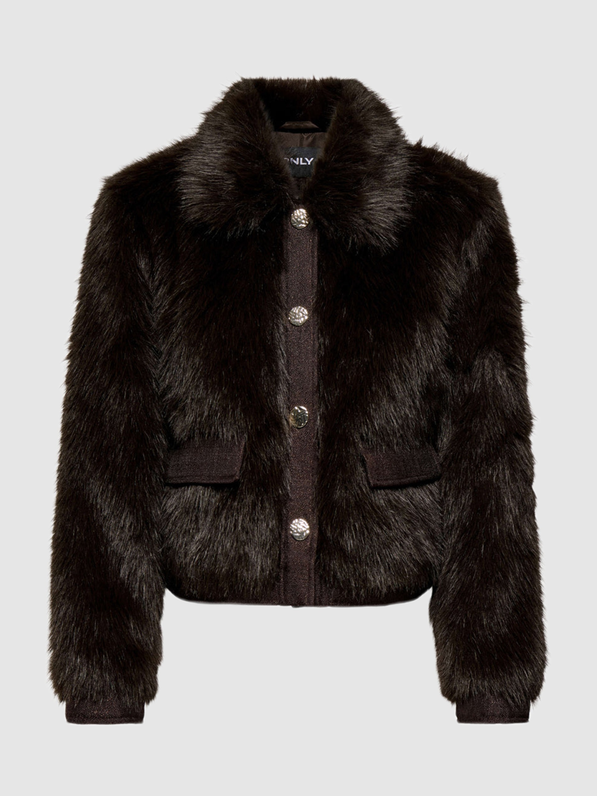 Chaqueta Mujer Castaño Oscuro Only