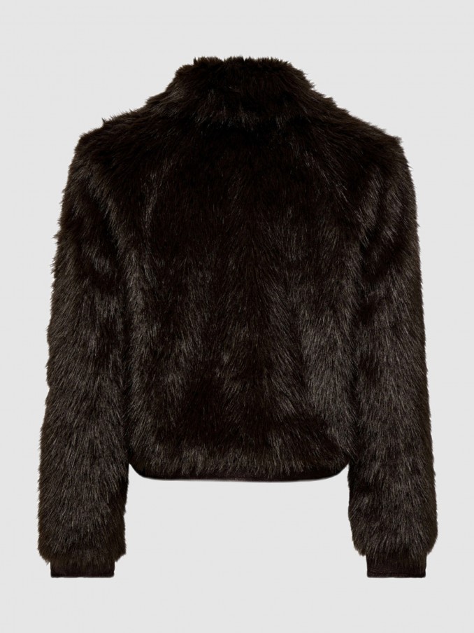 Chaqueta Mujer Castaño Oscuro Only