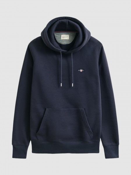 Sweatshirt Gant Homem Reg Shield Hoodie