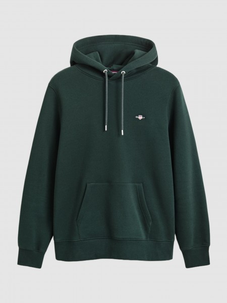 Sweatshirt Gant Homem Reg Shield Hoodie