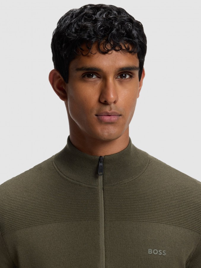 Sueter Hombre Verde Boss