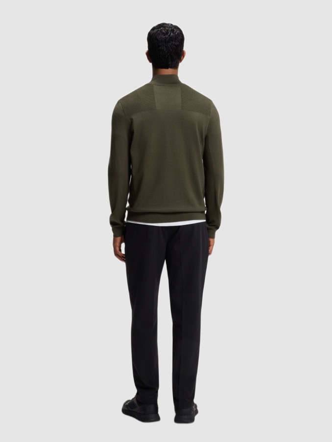 Pullover Man Green Boss