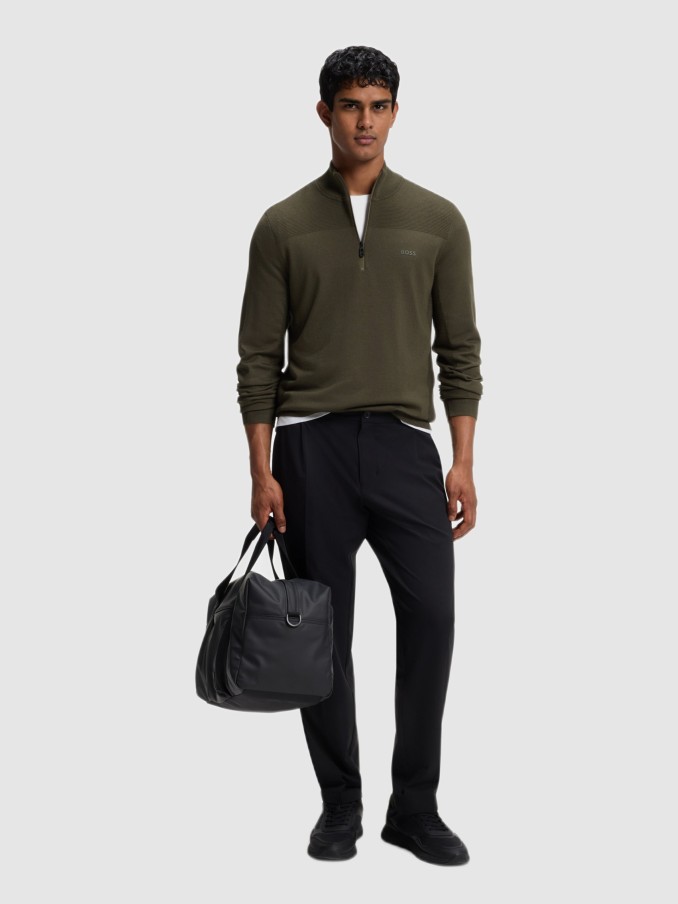 Pullover Man Green Boss