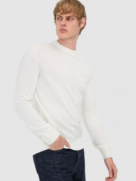 Pullover Man Cream Boss