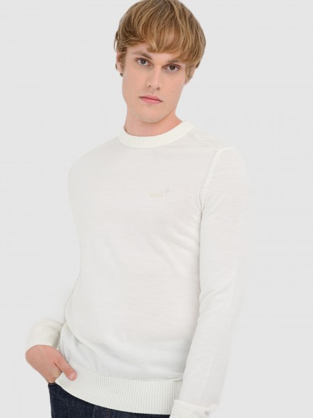 Pullover Man Cream Boss