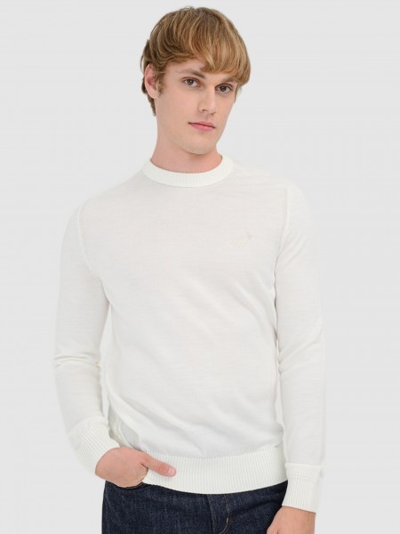 Pullover Man Cream Boss