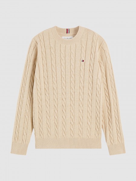 Camis�n Ni�o Casta�o Claro Tommy Jeans Kids