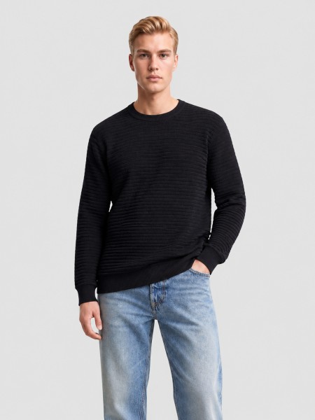 Sueter Hombre Azul Marino Guess