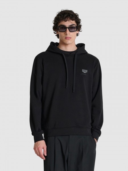 Sweatshirt Hombre Negro Antony Morato
