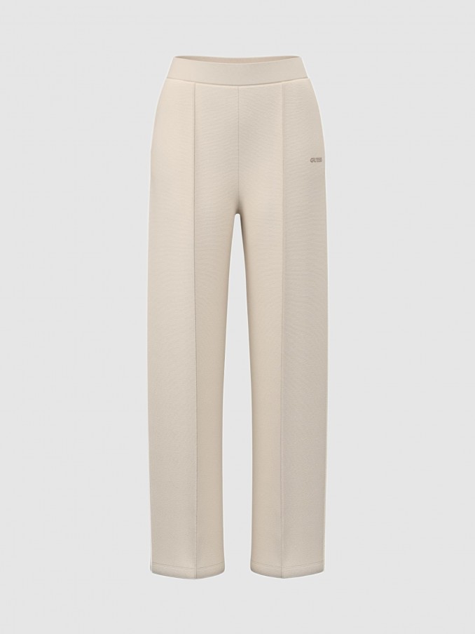 Pantalones Mujer Crema Guess Underwear
