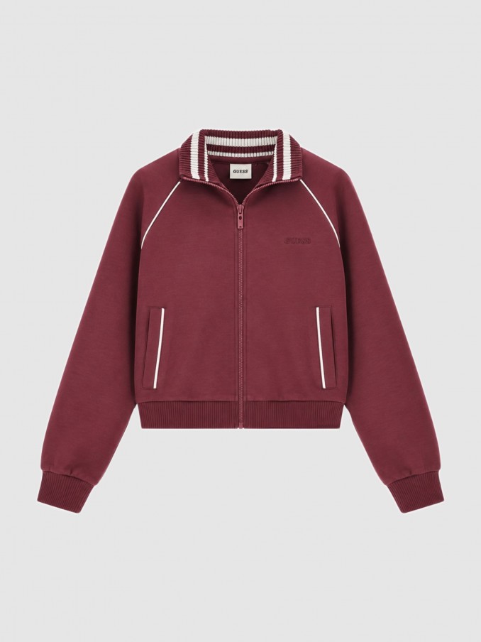 Chaqueta Mujer Burdeos Guess Underwear