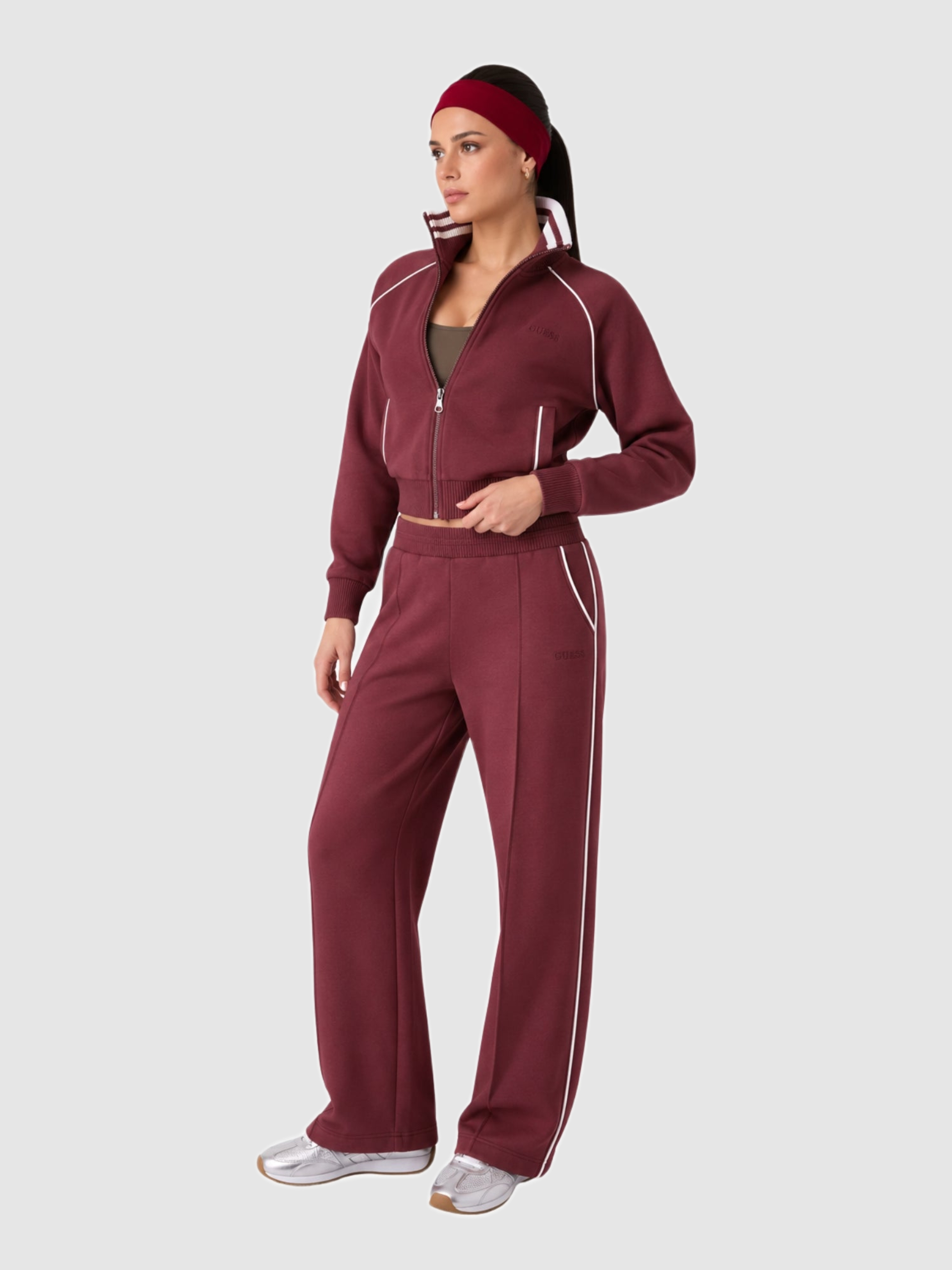 Chaqueta Mujer Burdeos Guess Underwear