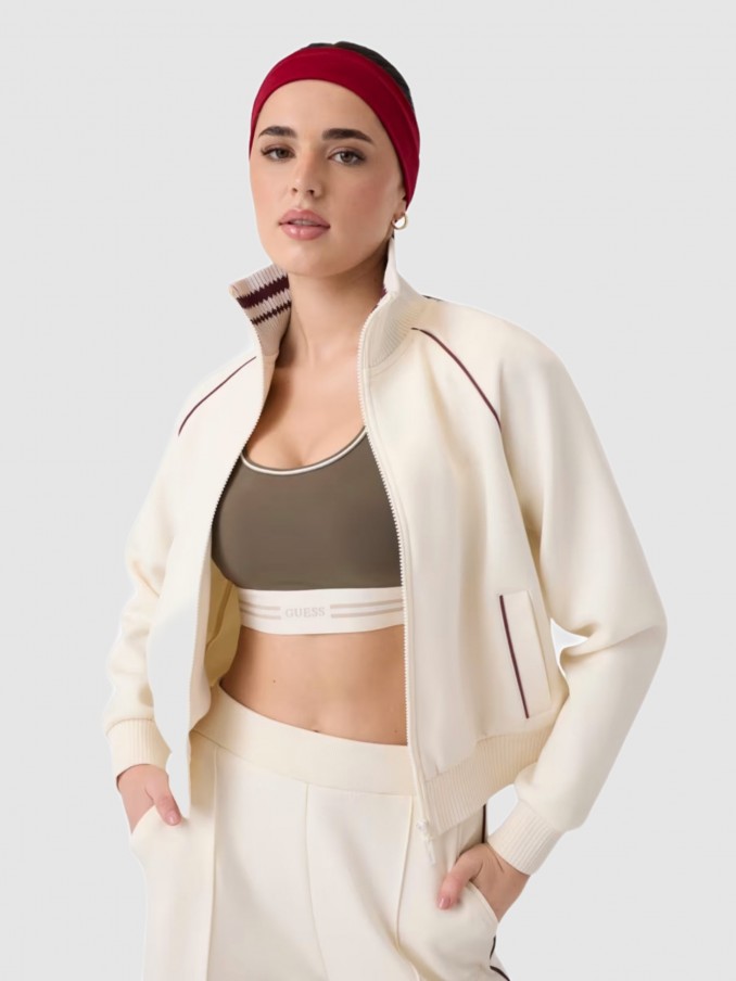 Chaqueta Mujer Crema Guess Underwear