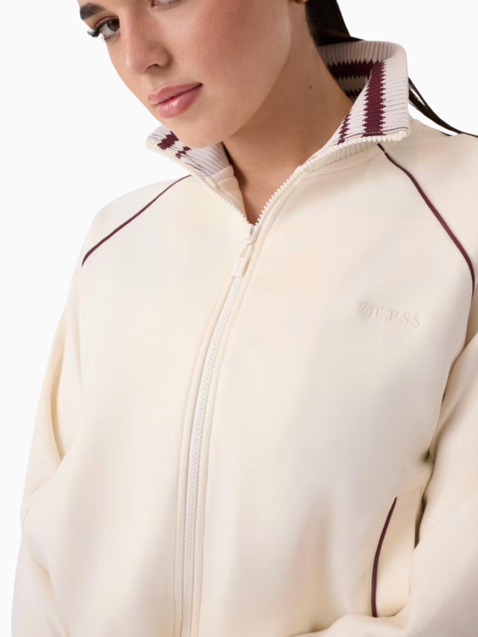 Chaqueta Mujer Crema Guess Underwear