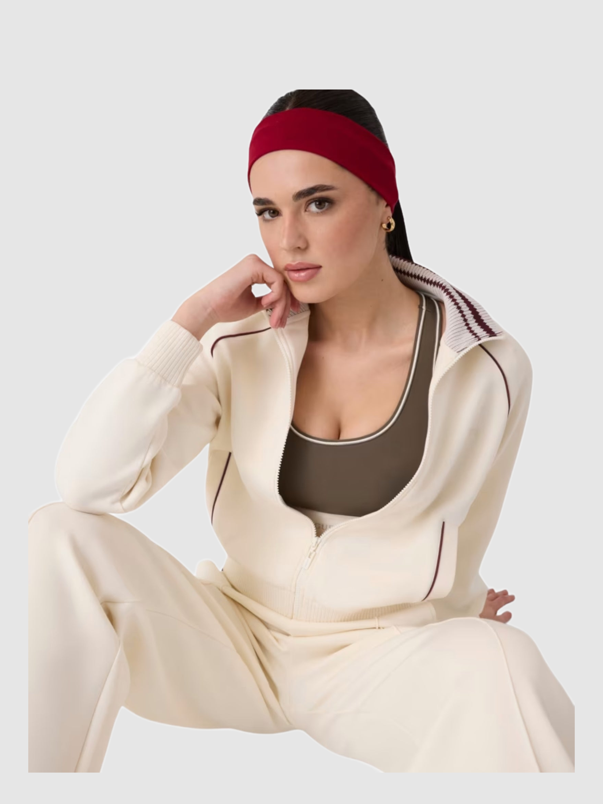 Chaqueta Mujer Crema Guess Underwear