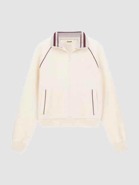 Jacket Woman Cream Guess Underwear Jacket Woman Cream Guess Underwear