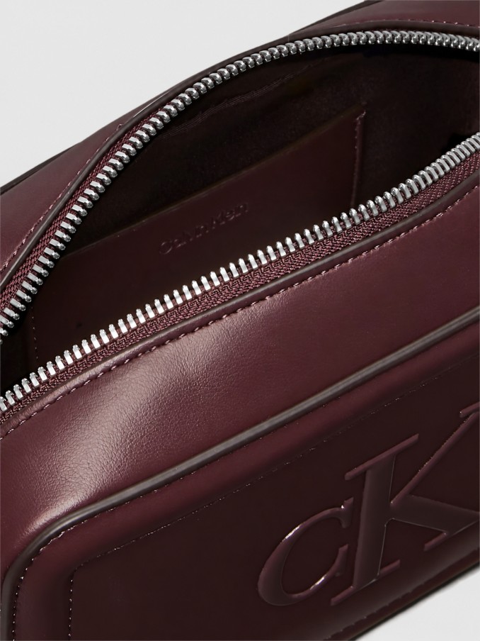 Shoulder Bags Woman Bordeaux Calvin Klein