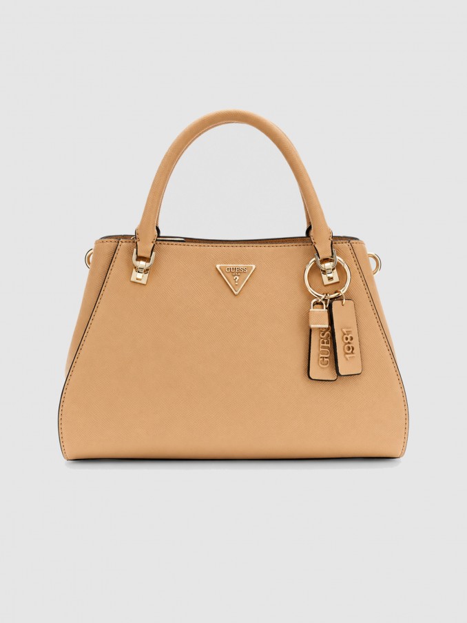 Bolso Mujer Beige Guess